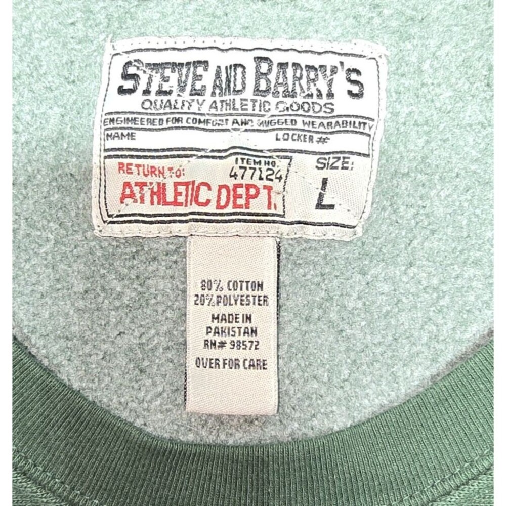 Vintage Steve & Barry’s Marshall Thundering Herd Green Sweatshirt Large - Picture 7 of 10